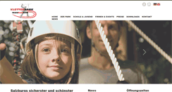 Desktop Screenshot of kletterpark-salzburg.at